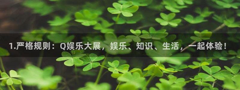杏悦官网入口：1.严格规则：Q娱乐大展，娱乐、知识、生活，一起体验！