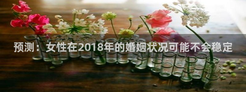 杏悦app网页入口：预测：女性在2018年的婚姻状况可能不会稳定