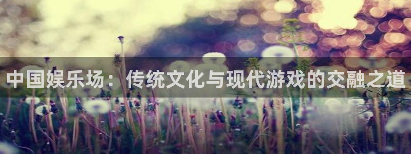壹号电子娱乐app下载最新版：中国娱乐场：传统文化与现代游戏的交融之道