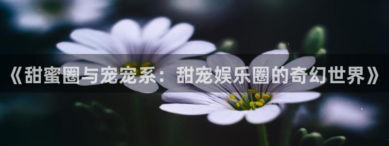壹号电子娱乐app下载安装：《甜蜜圈与宠宠系：甜宠娱乐圈的奇幻世界》